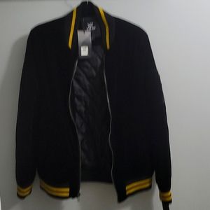 NWT Velour Bomber Jacket Men